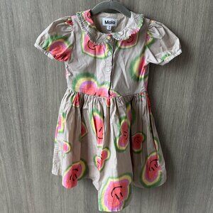 Molo Graffiti Heart Dress. Size 3T (98)